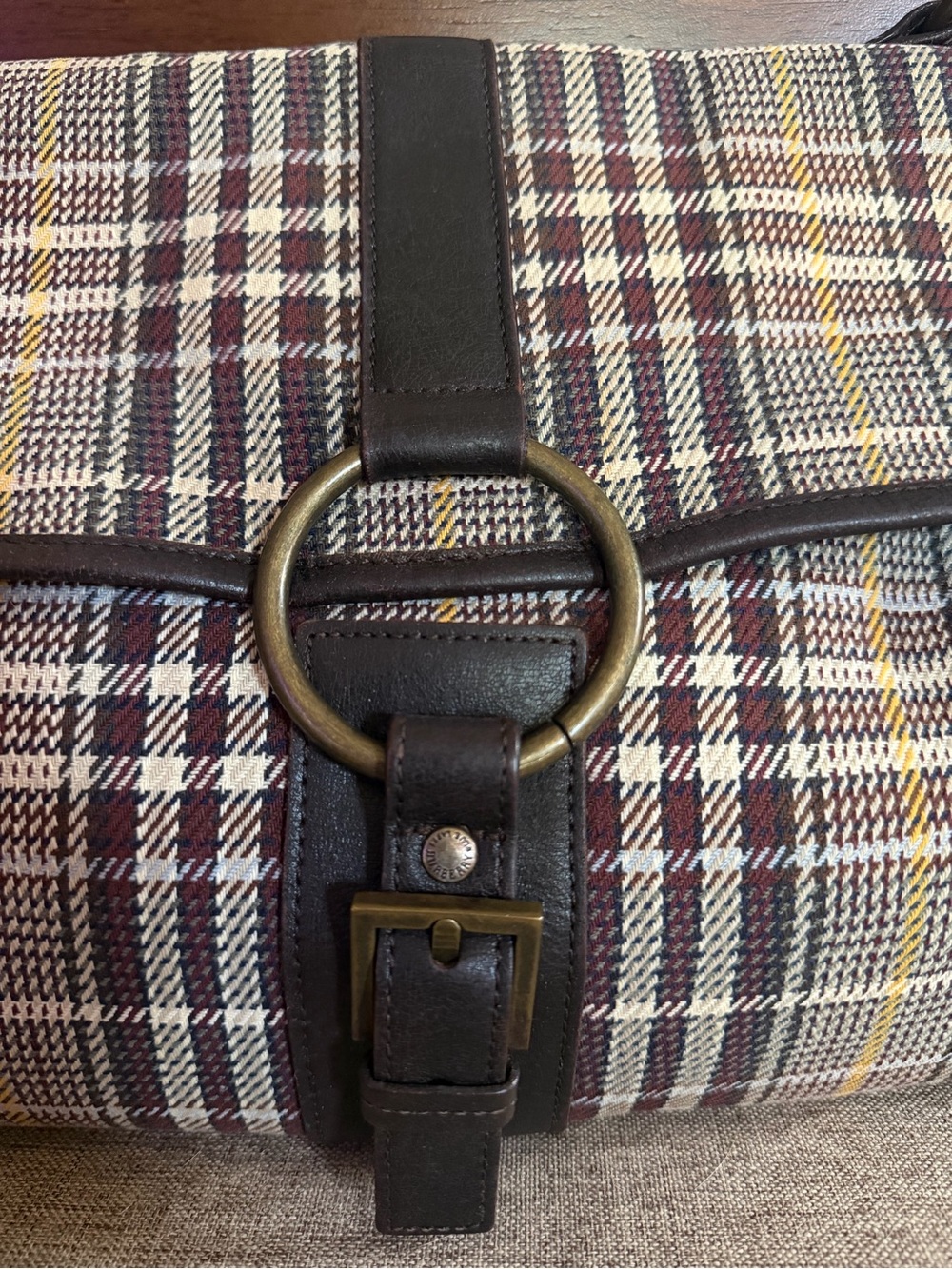 RARE Burberry Vintage Wool Crossbody Bag - Picture 2 of 15